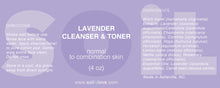 Load image into Gallery viewer, Lavender Cleanser &amp; Toner