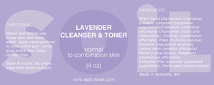Lavender Cleanser & Toner